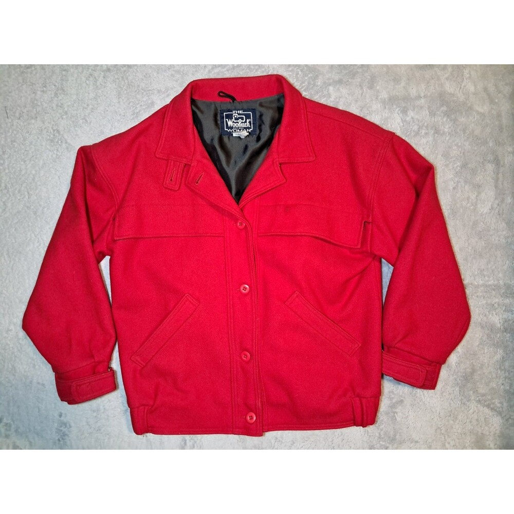 Woolrich Jacket Pure Wool Coat Vintage USA Made Button Up Women’s Medium